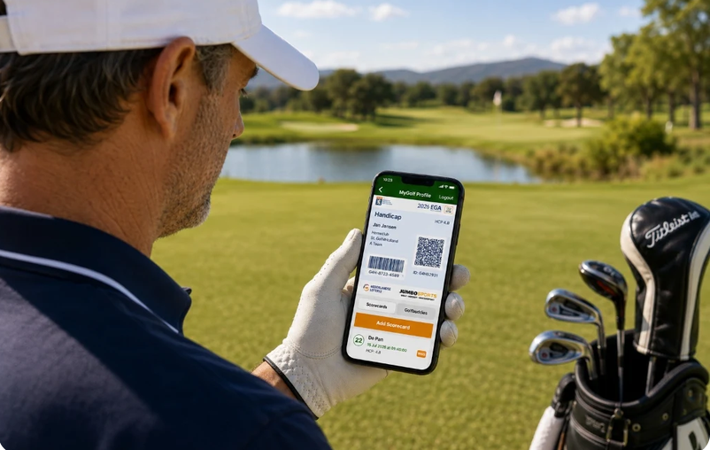 Golf4Holland handicap in de app